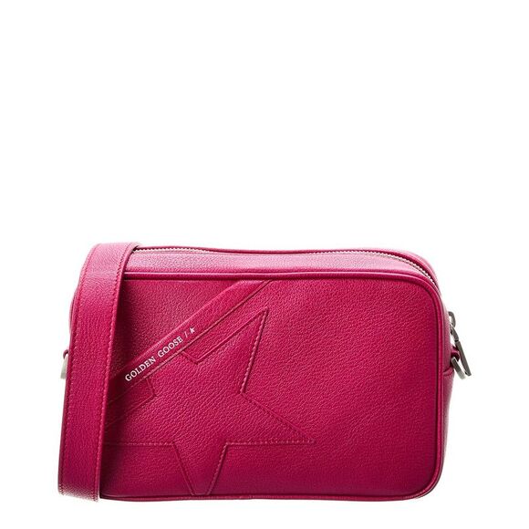 Golden Goose Star Leather Shoulder Bag, Pink - Picture 1 of 4